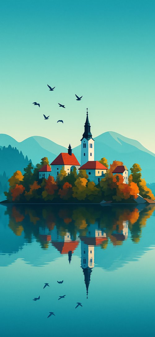 Lake Bled Island Serenity - Related OpersCraft wallpaper