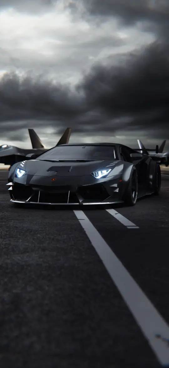 Lamborghini and Fighter Jets - ferrari Wallpaper