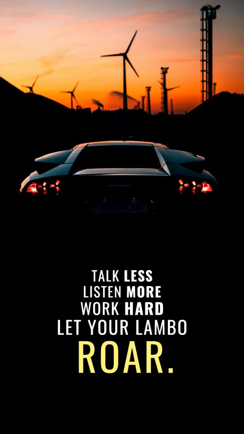 Lamborghini Roar Motivation