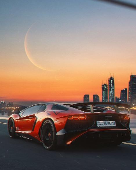 Lamborghini Sunset Drive - Related OpersCraft wallpaper