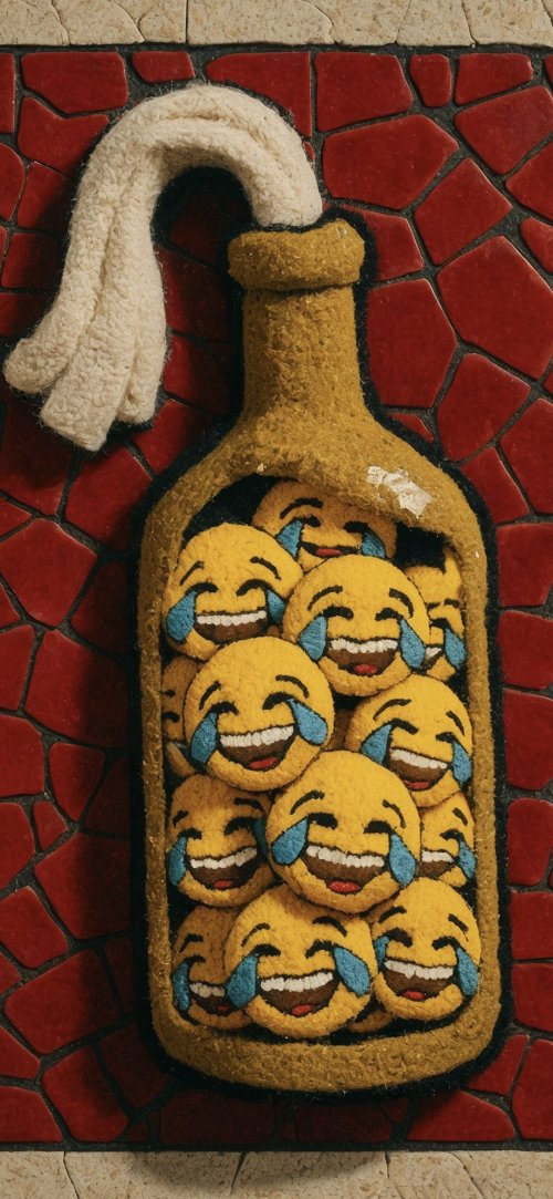 Laughing Emoji Bottle