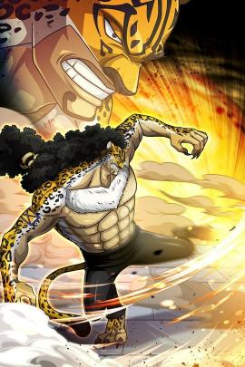 Leopard Man Fierce Attack - Related OpersCraft wallpaper
