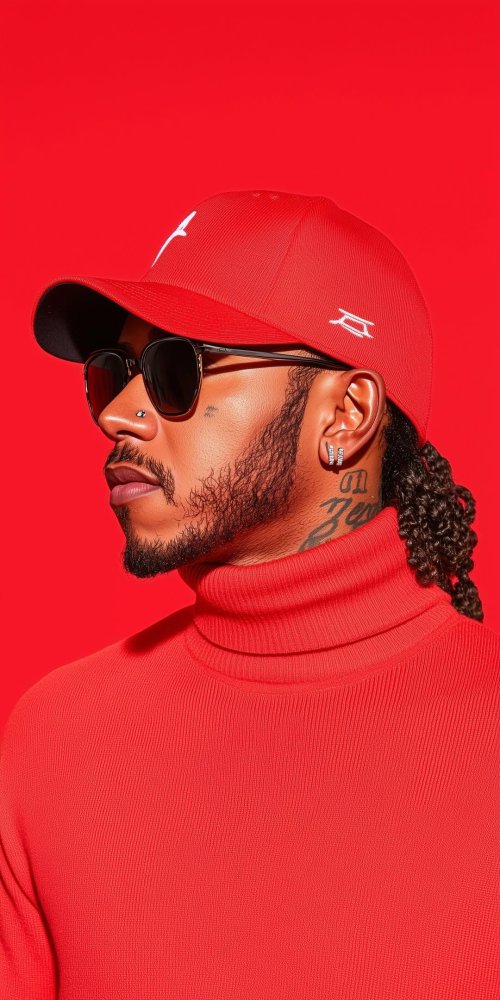 Lewis_Hamilton_Red_on_Red - Related OpersCraft wallpaper