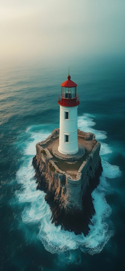 Lighthouse Ocean Isolation - Related OpersCraft wallpaper