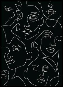 Line Art Faces - Related OpersCraft wallpaper