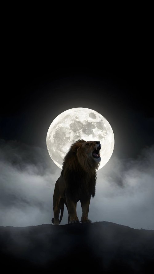 Lion's Lunar Roar