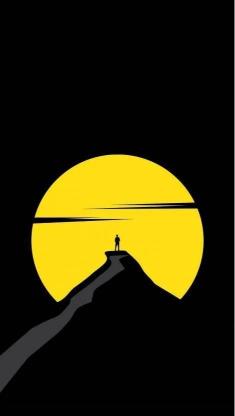 Lone Figure Sunset - Related OpersCraft wallpaper