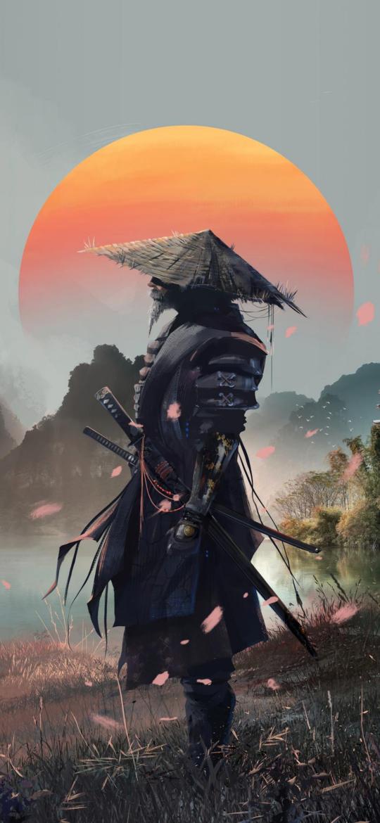 Lone Samurai Sunset - Related OpersCraft wallpaper