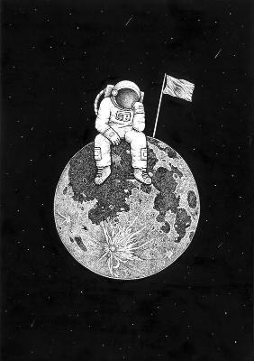 Lonely Lunar Astronaut - Related OpersCraft wallpaper
