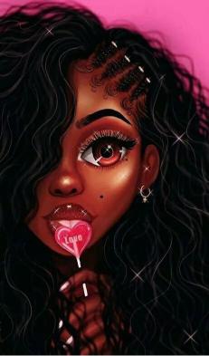 Love Lollipop Girl - girl Wallpaper