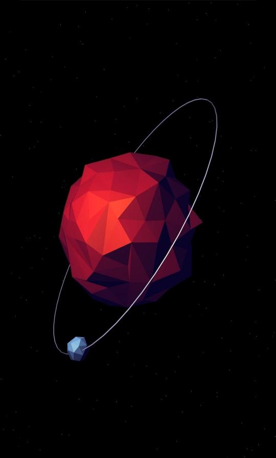 Low Poly Red Planet - Related OpersCraft wallpaper