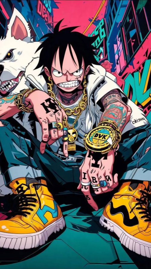 Luffy Dope Anime Style - Related OpersCraft wallpaper