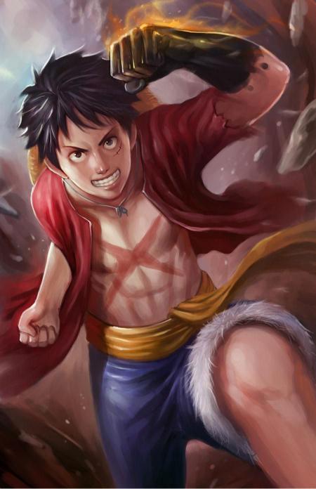 Luffy Gear Fourth Artwork - one piece Wallpaper