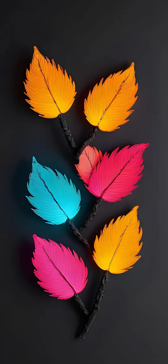 Luminous Leaf Arrangement - Related OpersCraft wallpaper