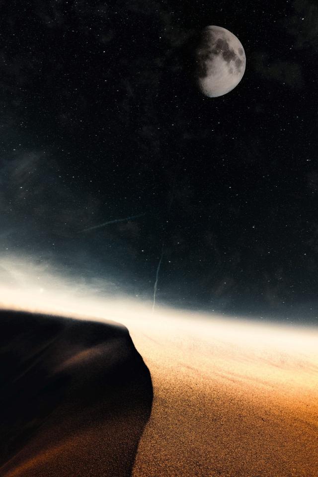 Lunar Desert Landscape - Related OpersCraft wallpaper