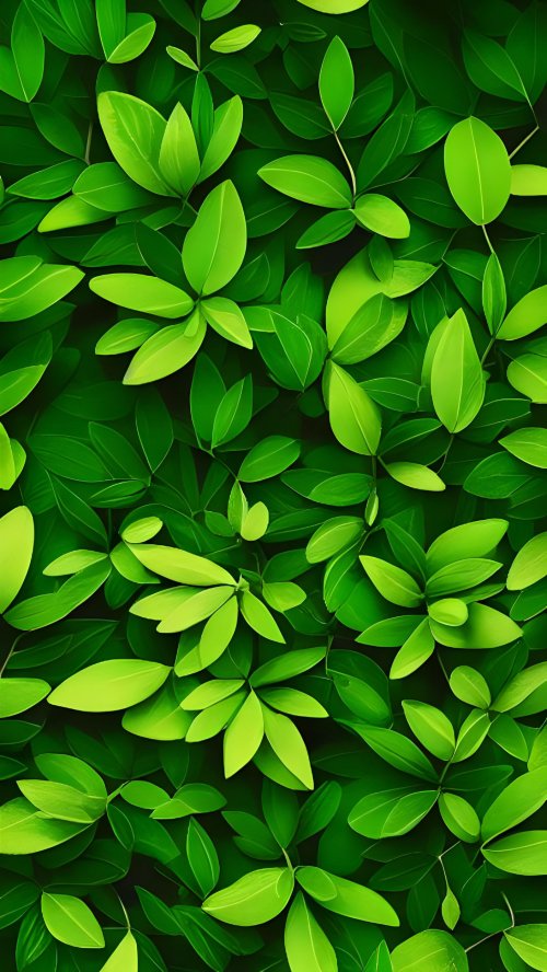 Lush_Green_Leaf_Pattern - Related OpersCraft wallpaper