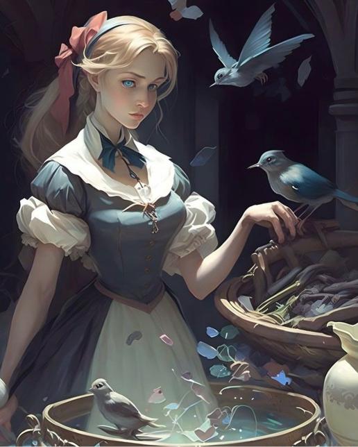 Maiden and Bluebirds - Related OpersCraft wallpaper