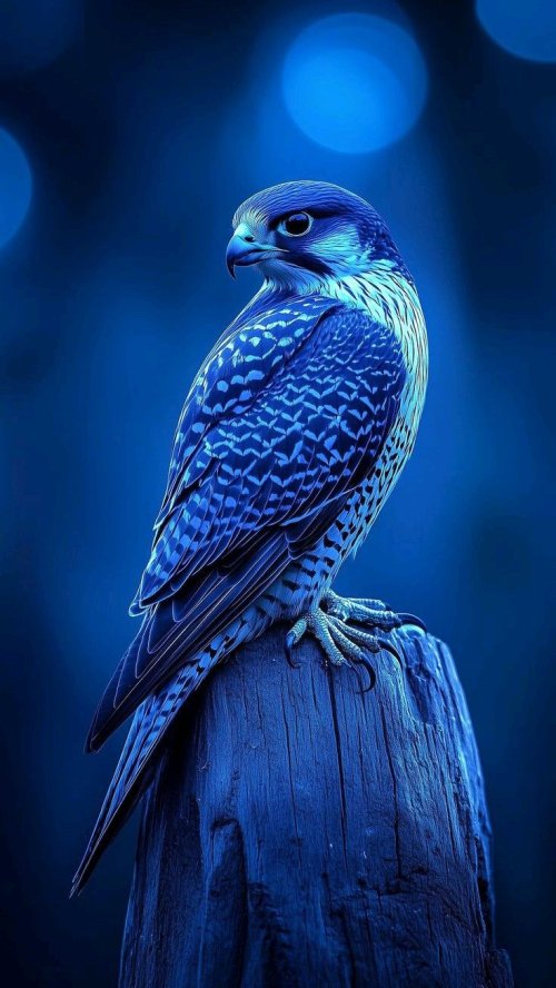 Majestic Blue Falcon