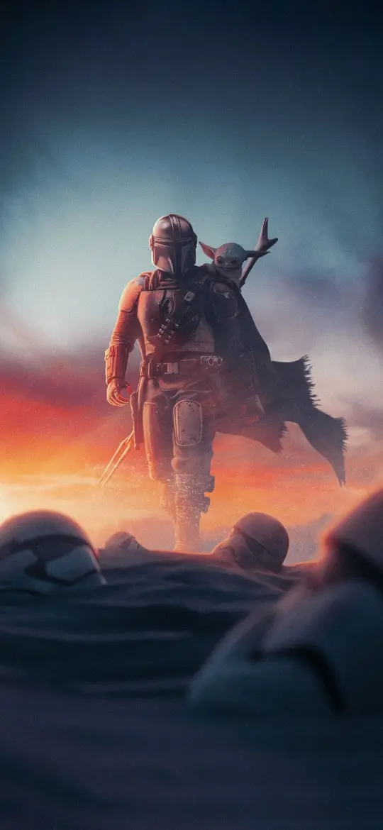 Mandalorian and The Child - Related OpersCraft wallpaper