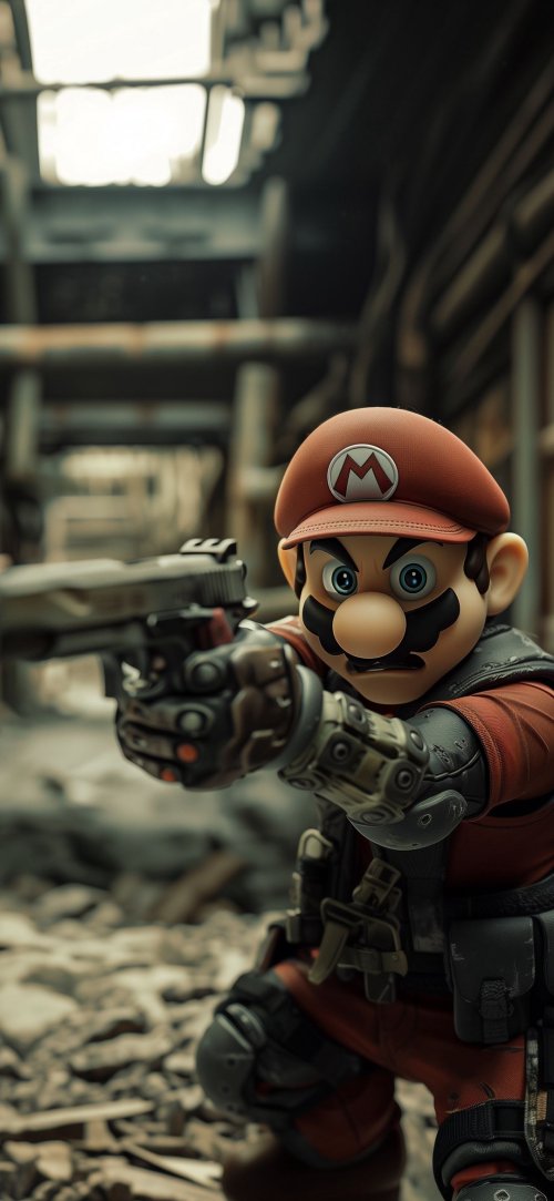 Mario in Post-Apocalyptic Setting