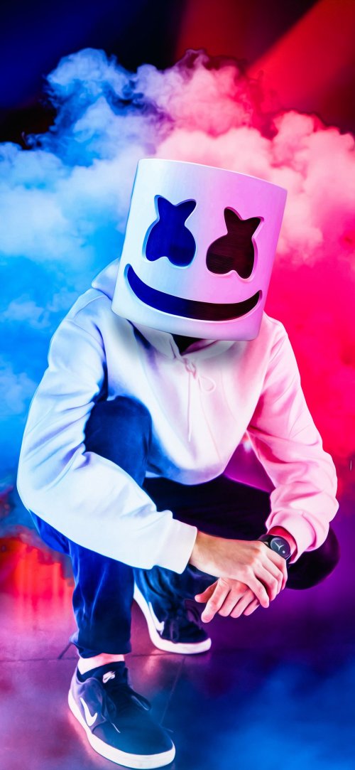 Marshmello Colorful Portrait - Related OpersCraft wallpaper