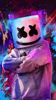 Marshmello Colorful Portrait