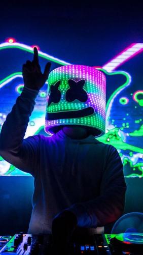 Marshmello DJ Neon Lights - Related OpersCraft wallpaper