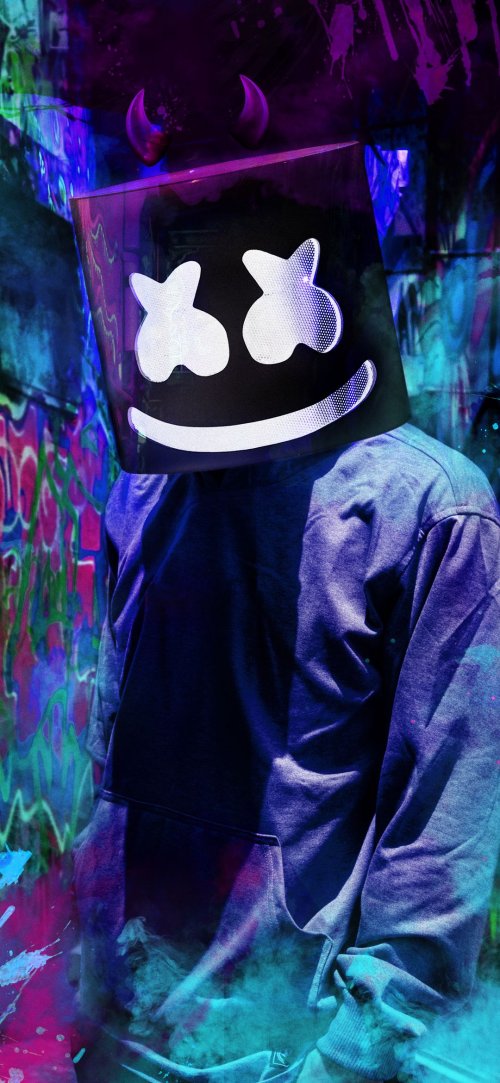 Marshmello Graffiti Vibes - Related OpersCraft wallpaper