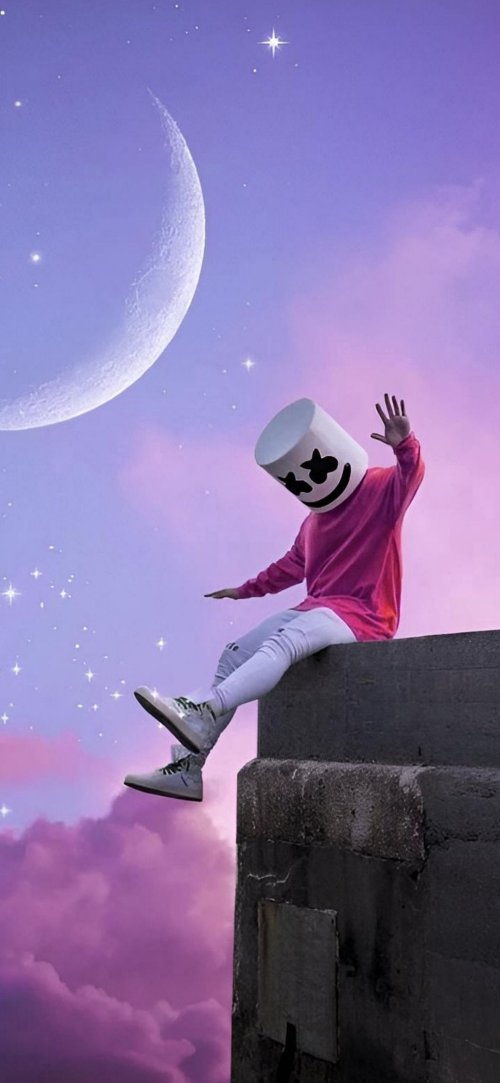 Marshmello Moon Dream - Related OpersCraft wallpaper