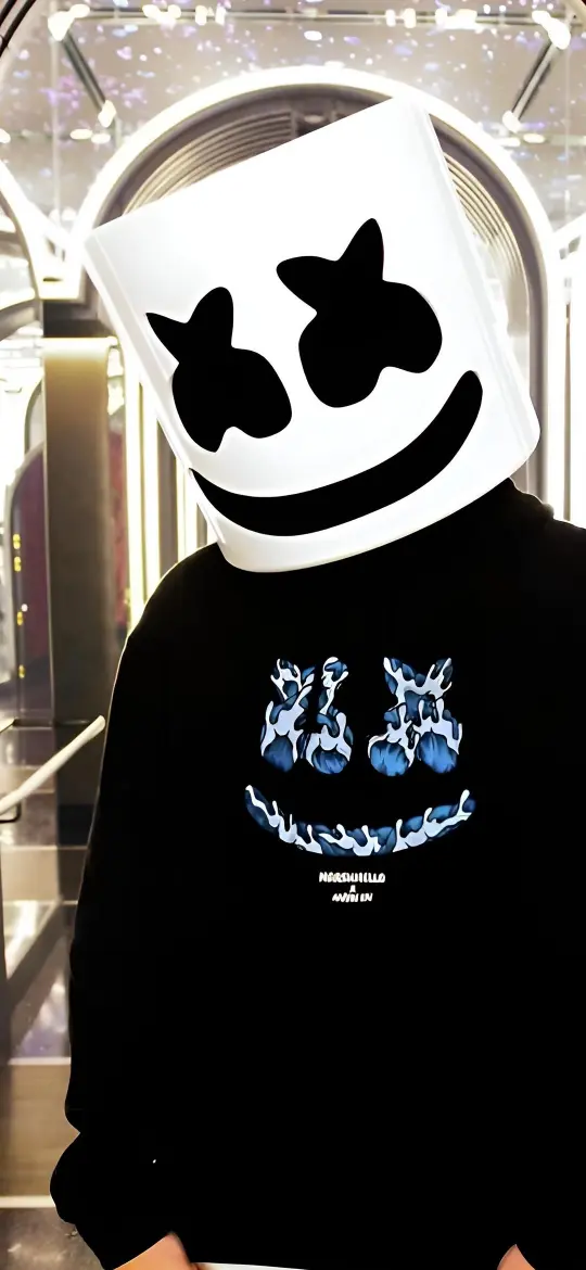 Marshmello Smiley Face