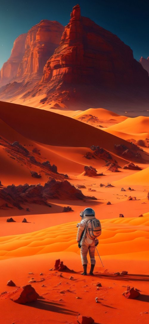 Martian Desert Explorer - Related StockWalls wallpaper