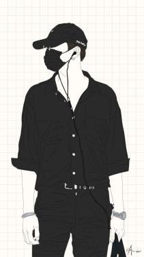 Masked Figure in Black - Related OpersCraft wallpaper