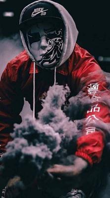 Masked Figure in Smoke - Related OpersCraft wallpaper