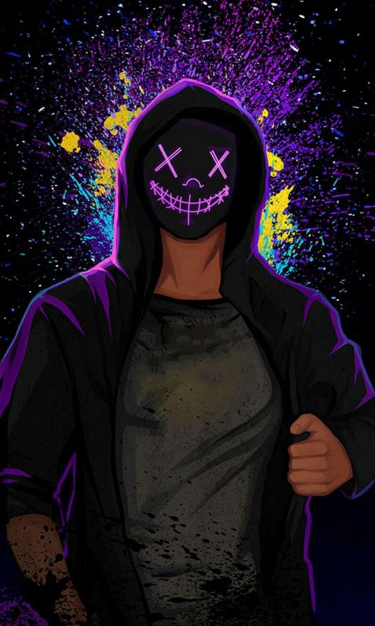 Masked Figure with Splatter - Related OpersCraft wallpaper