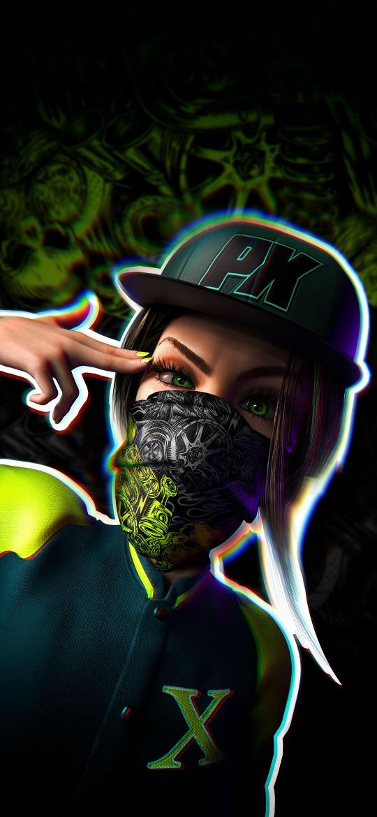 Masked Girl with Attitude - Related OpersCraft wallpaper