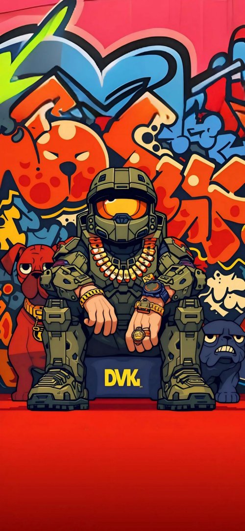 Master Chief Graffiti Style