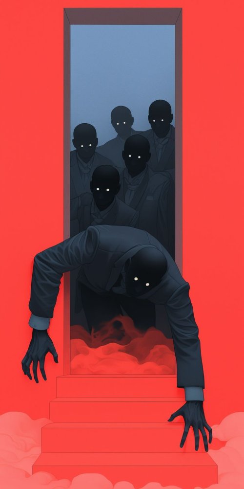 Menacing Figures Emerging - horror Wallpaper