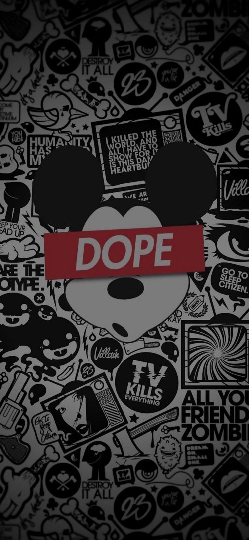 Mickey "Dope" Collage - ghetto Wallpaper