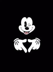 Mickey Wink Heart Hands - Related OpersCraft wallpaper