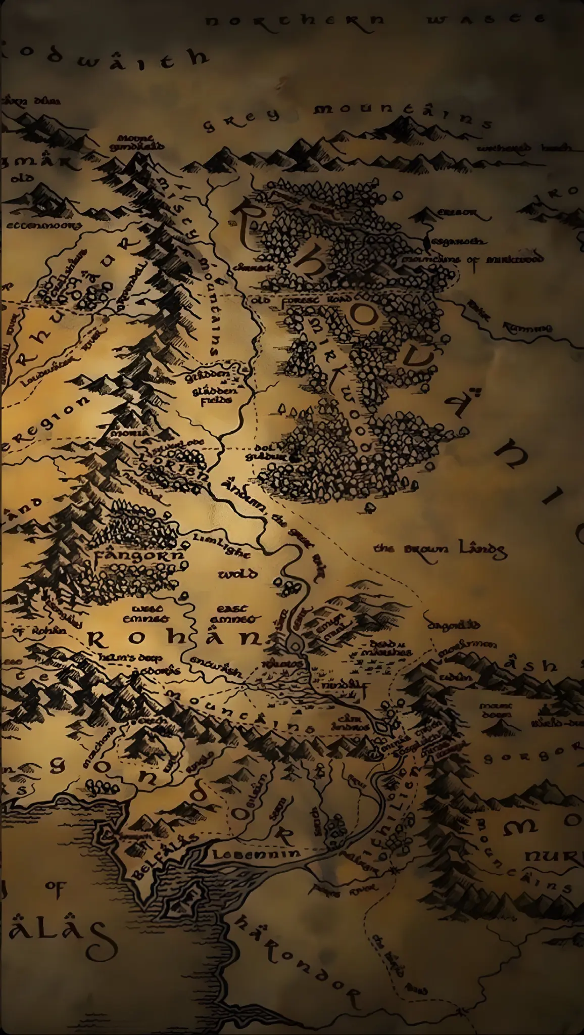 Middle Earth Map - Related OpersCraft wallpaper