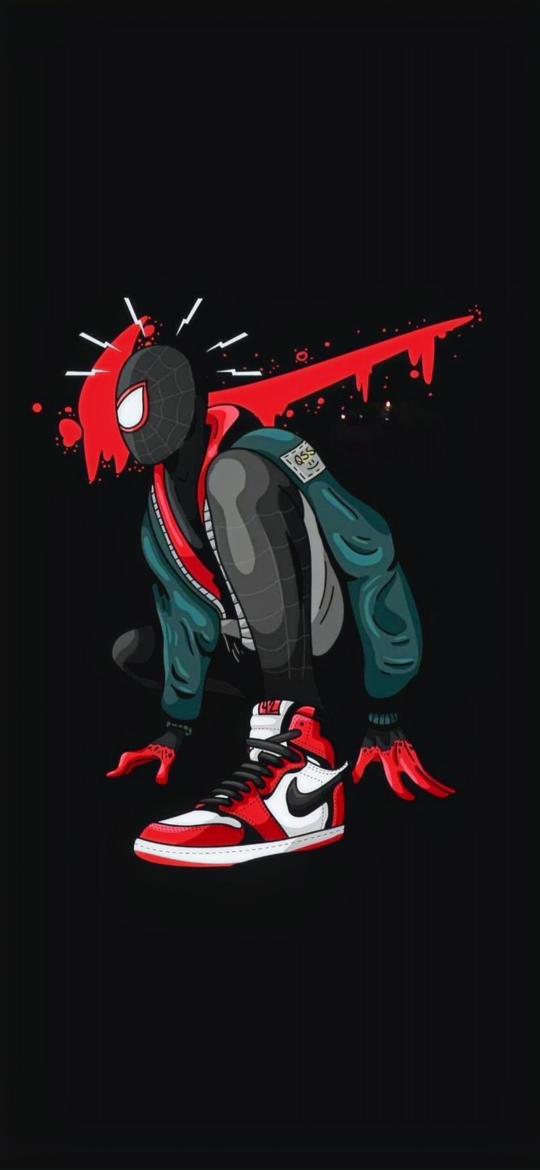 Miles Morales Air Jordan - Related OpersCraft wallpaper