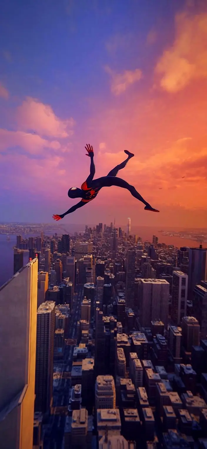 Miles Morales City Dive - Related OpersCraft wallpaper