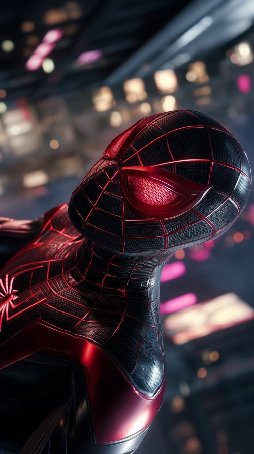 Miles Morales Close-Up - Related OpersCraft wallpaper