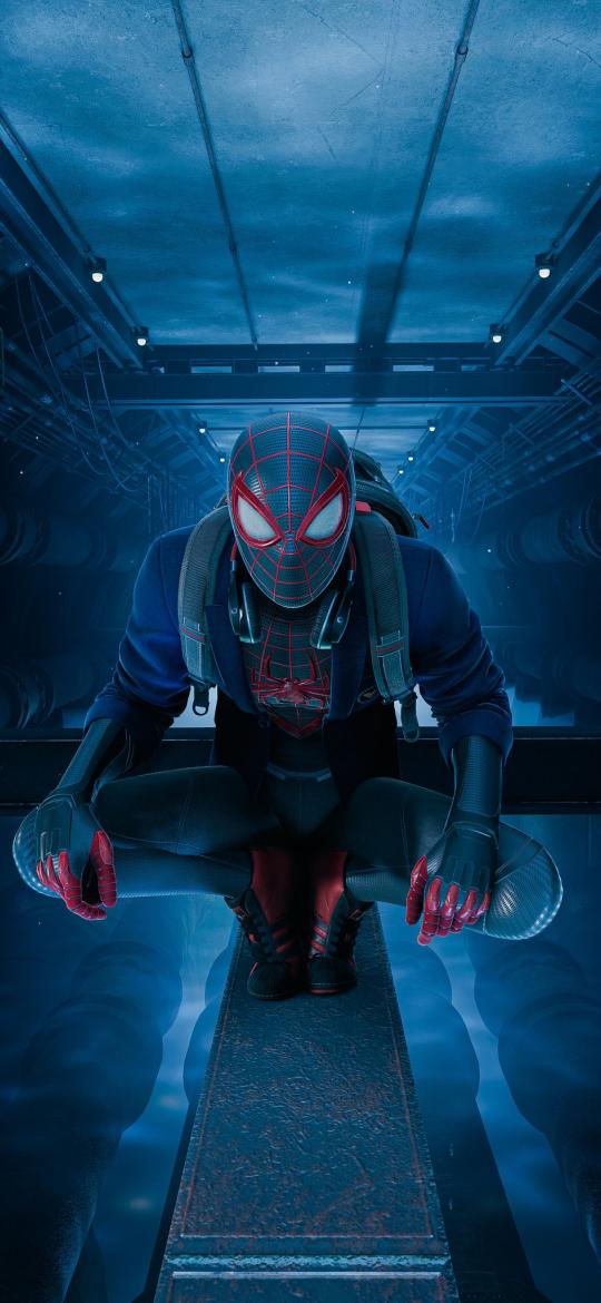 Miles Morales Crouching Hero - Related OpersCraft wallpaper