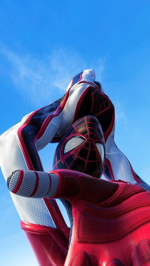 Miles Morales in Sky - Related OpersCraft wallpaper