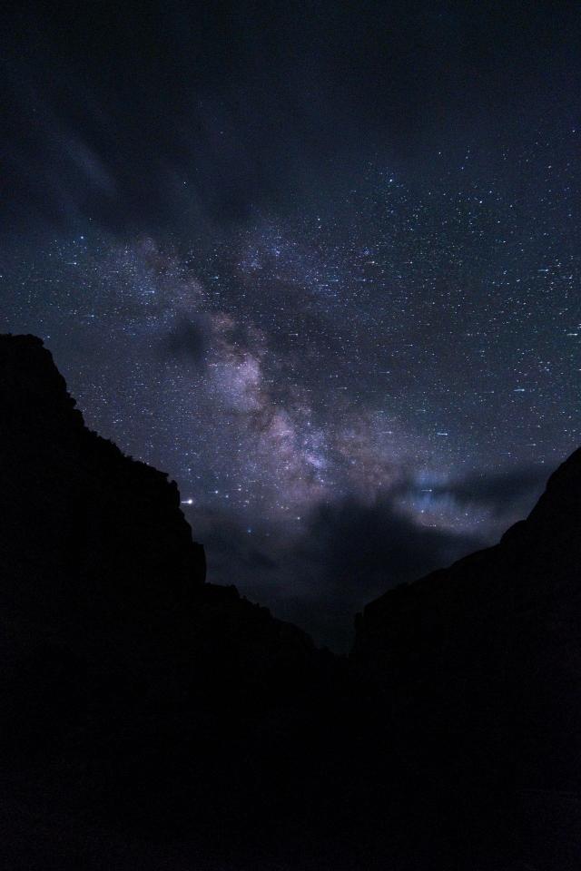 Milky Way Canyon View - Related OpersCraft wallpaper