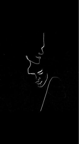 Minimalist Couple Line Art - Related StockWalls wallpaper