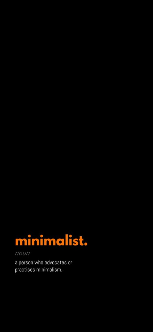 Minimalist Definition Wallpaper