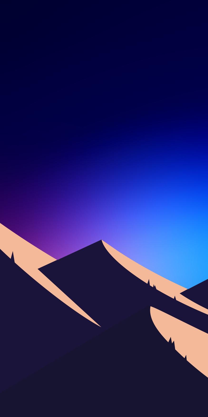 Minimalist Desert Nightscape - Related StockWalls wallpaper