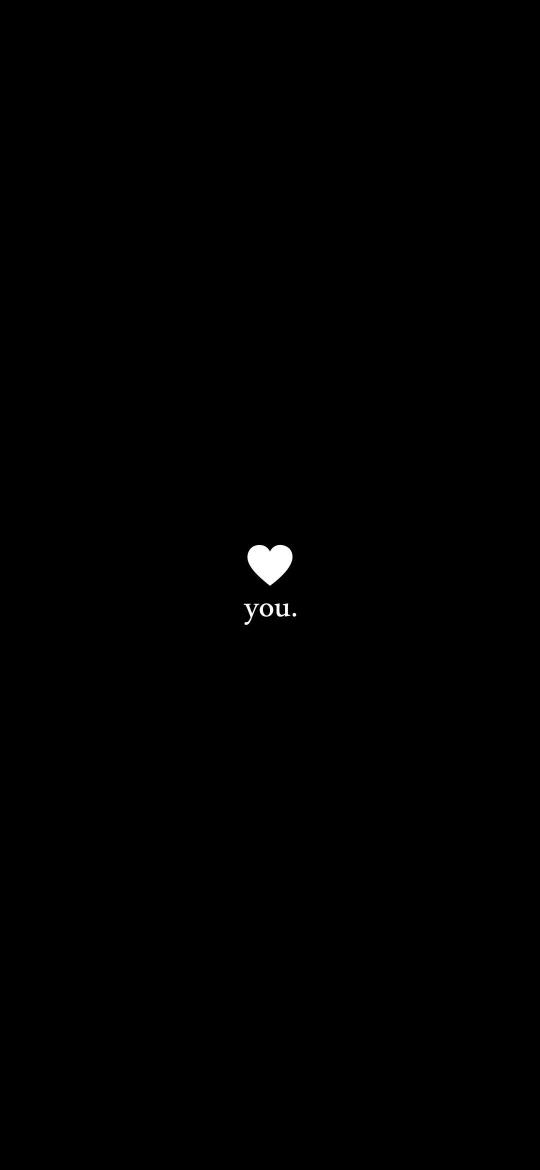 Minimalist Heart You - Related Darkify wallpaper